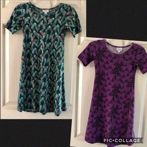 LuLaRoe girl’s Adeline dresses size 10 Bundle